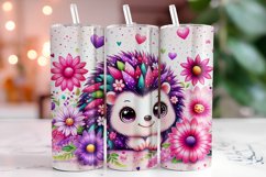 Hedgehog 20oz Tumbler Wrap Sublimation Product Image 1