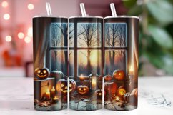 Halloween Pumpkins 20oz Tumbler Wrap Sublimation Product Image 1