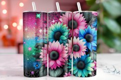 Sunflowers 20oz Tumbler Wrap Sublimation Product Image 1
