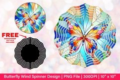 Butterfly Wind Spinner Sublimation Design Product Image 1