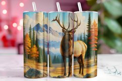 Deer 20oz Tumbler Wrap Sublimation Product Image 1
