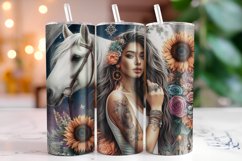 Flower Girl 20oz Tumbler Wrap Sublimation Product Image 1