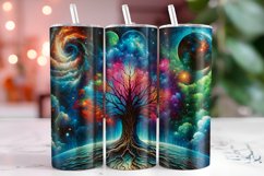 Tree Tumbler Wrap Sublimation, 20oz Tumbler Wrap Product Image 1