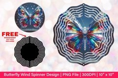 Butterfly Wind Spinner Sublimation Design Product Image 1