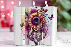 Flower Girl 20oz Tumbler Wrap Sublimation Product Image 1