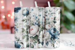 Florals 20oz Tumbler Wrap Sublimation Product Image 1