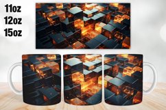 3D Mug Wrap Design | Sublimation PNG | 11oz 12oz &amp; 15oz Product Image 1