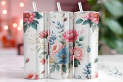 Florals 20oz Tumbler Wrap Sublimation Product Image 1