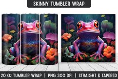 Frog Tumbler Sublimation Wrap | Tumbler | Sublimation Product Image 1