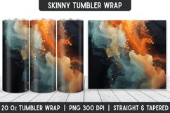 Seamless Marble Tumbler Sublimation Wrap | | Sublimation Product Image 1