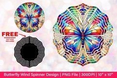 Butterfly Wind Spinner Sublimation Design Product Image 1