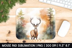 Deer Mouse Pad Sublimation Designs | Mouse Pad Designs Product Image 1