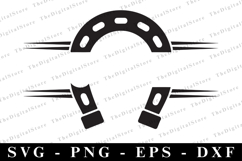 Horseshoes Svg | Svg Cut Files | Cricut Product Image 1