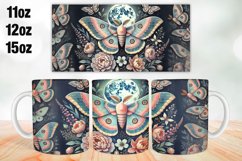 Butterfly Mug Wrap Sublimation 11oz, 12oz, 15oz Product Image 1