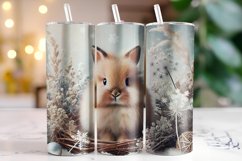 Christmas Bunny Tumbler Wrap | Christmas | Sublimation Product Image 1