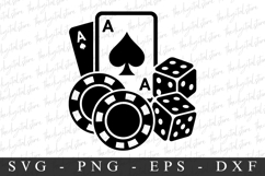 Casino SVG | SVG Cut files | Cricut Product Image 1