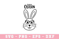 Bunny Egg SVG | SVG Cut files | Cricut Product Image 1