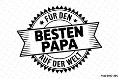 Besten Papa svg | Father&#039;s day Svg | Svg Files for Cricut Product Image 1