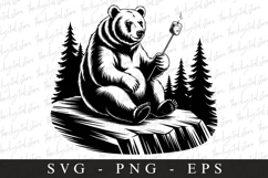 Bear Svg | Camping Svg | Svg Cut Files Product Image 1