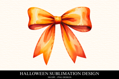 Halloween Bow Clipart PNG | Spooky Season Png Product Image 1