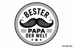 Bester Papa svg | Father&#039;s day Svg | Svg Files for Cricut Product Image 1