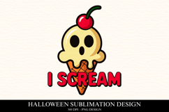 I screm Clipart PNG | Spooky Season Png Product Image 1