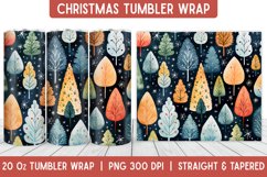 Christmas Tumbler Wrap | Christmas Sublimation | Tumbler Product Image 1