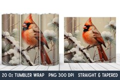 3D Christmas Tumbler Wrap | Tumbler Wrap | Christmas PNG Product Image 1