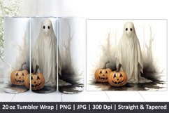 Halloween Tumbler Wrap | Halloween Ghost | Tumbler | Witch Product Image 1