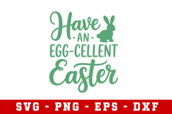 Happy Easter Svg Design | Easter Svg cut files Product Image 1