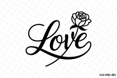 Love SVG | SVG Cut files | Cricut Product Image 1