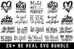 Be Real Svg Bundle| SVG Cut files | Cricut Product Image 1