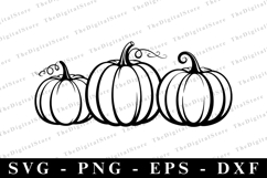 Pumpkin SVG | SVG Cut files | Cricut Product Image 1