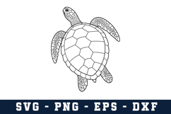 Turtle Svg Design | Svg Cut Files | Digital Download Product Image 1