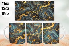 Marble Mug Wrap Sublimation 11oz, 12oz, 15oz Product Image 1