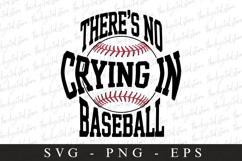 There&#039;s no crying in baseball SVG | Sports Svg | Game day Product Image 1