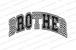 Brother Png | Leopard Print Png | Checkered Png Product Image 1
