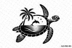 Turtle Svg Design | Svg Cut Files | Digital Download Product Image 1