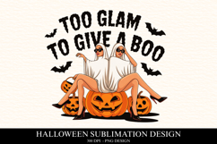 Too glam ta give a boo Clipart PNG | Spooky Season Png Product Image 1