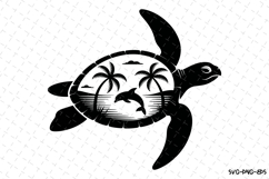 Turtle Svg Design | Svg Cut Files | Digital Download Product Image 1
