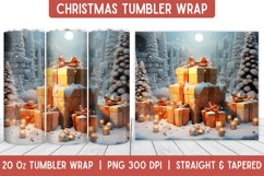 Christmas Tumbler Wrap | Christmas Sublimation | Tumbler Product Image 1