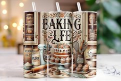 Baking life Tumbler Wrap | Sublimation | Tumblers Product Image 1