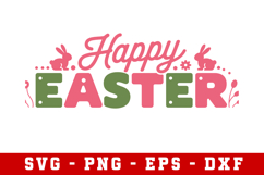 Happy Easter Svg Design | Easter Svg cut files Product Image 1