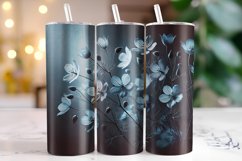 Flowers 20oz Tumbler Wrap Sublimation Product Image 1
