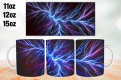 Abstract Waves Mug Wrap Sublimation 11oz, 12oz, 15oz Product Image 1