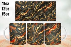 Marble Mug Wrap Sublimation 11oz, 12oz, 15oz Product Image 1