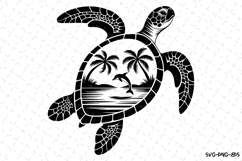 Turtle Svg Design | Svg Cut Files | Digital Download Product Image 1