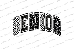 Senior Png | Leopard Print Png | Checkered Png Product Image 1