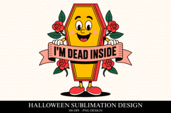 I&#039;m dead insid Clipart PNG | Spooky Season Png Product Image 1