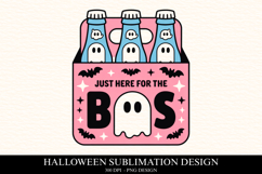 Just here for the boos Clipart PNG | Spooky Season Png Product Image 1